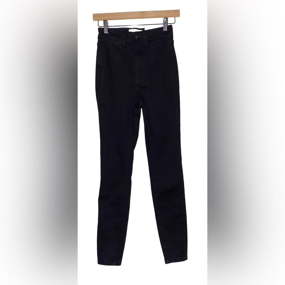 Everlane The Way-High Women 25R Black Skinny Jean Stretchy Organic Cotton